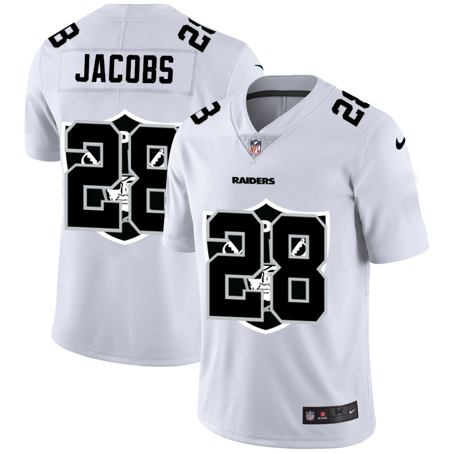 2020 New Men Oakland Raiders #28 Jacobs white Limited NFL Nike jerseys